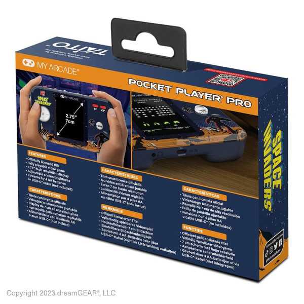 Pocket Player Space Invaders Portable MY ARCADE