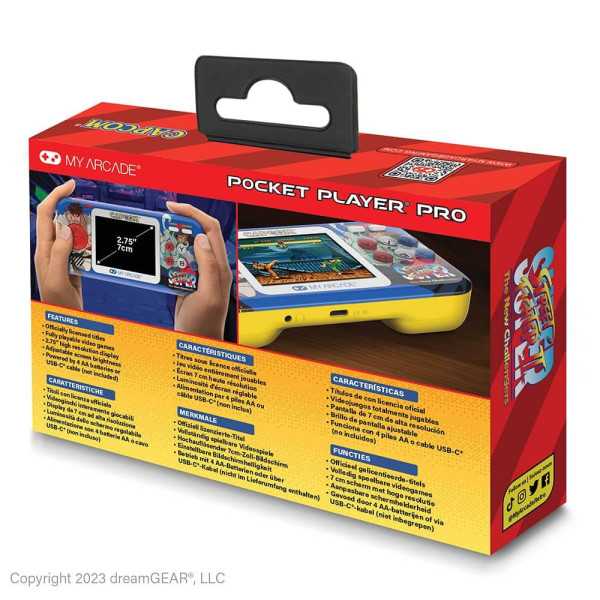 Pocket Player Street Fighter Ii Portable MY ARCADE