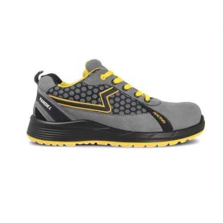Zapato seguridad PAREDES S1P Alonso Plus gris - amarillo Talla 46