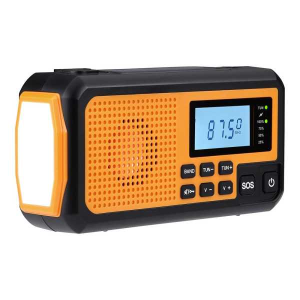 Radio Emergencia Multifunción Naranja, NK-FA350044 NK