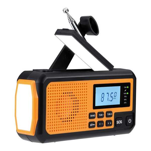 Radio Emergencia Multifunción Naranja, NK-FA350044 NK