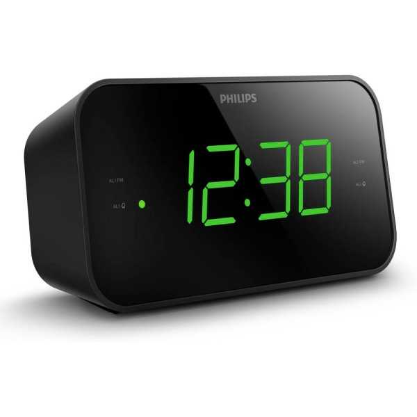 Radio Reloj Despertador TAR3306/12 Negro, Serie 3000 PHILIPS