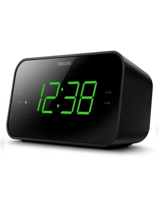 Radio Reloj Despertador TAR3306/12 Negro, Serie 3000 PHILIPS