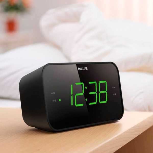 Radio Reloj Despertador TAR3306/12 Negro, Serie 3000 PHILIPS