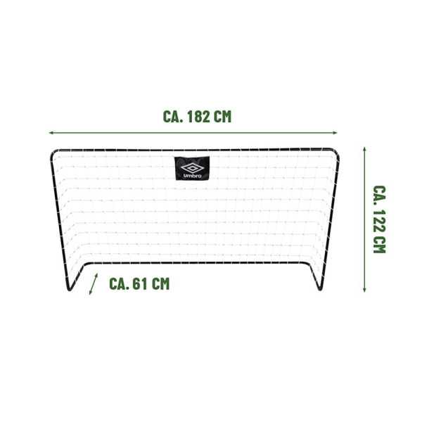 Portería de Fútbol, 182 x 61 x 122 cm UMBRO
