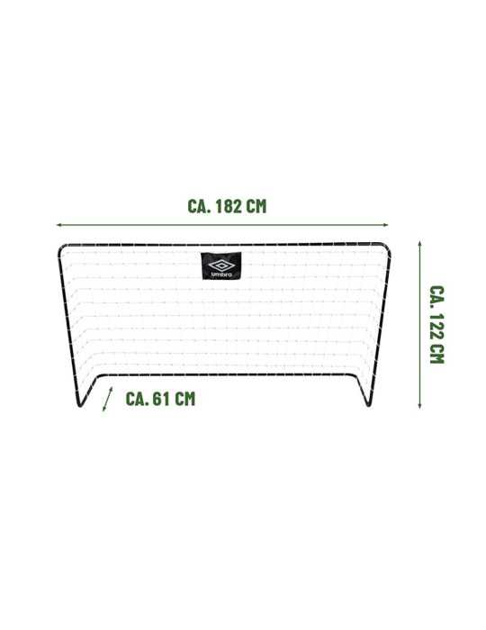Portería de Fútbol, 182 x 61 x 122 cm UMBRO