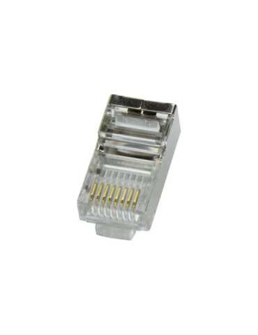 Conector RJ45 Macho Ftp CAT5E Blindado (Bolsa 100unid.) LOGILINK