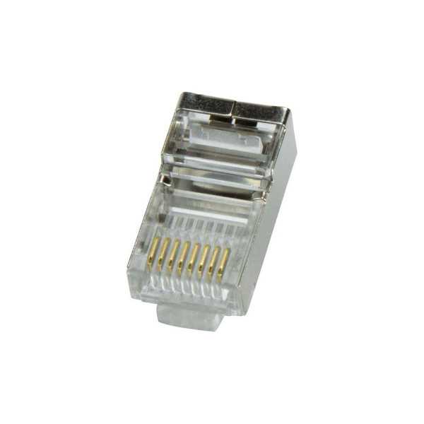 Conector RJ45 Macho Ftp CAT5E Blindado (Bolsa 100unid.) LOGILINK
