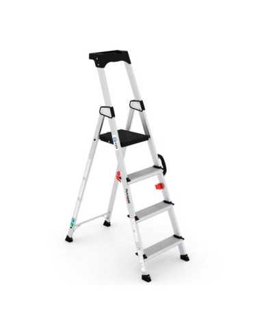 Escalera Profesional Delux de Aluminio 4 Peldaños PERSUM