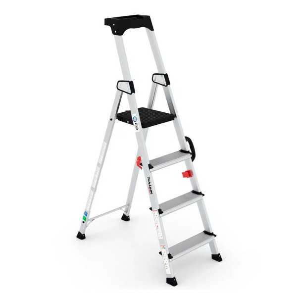 Escalera Profesional Delux de Aluminio 4 Peldaños PERSUM