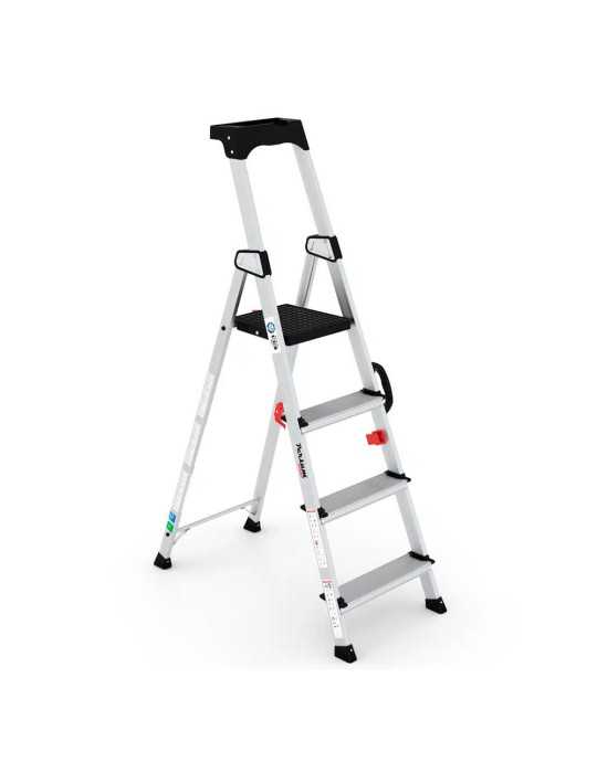 Escalera Profesional Delux de Aluminio 4 Peldaños PERSUM