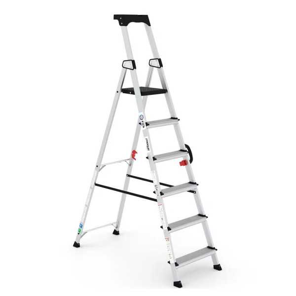 Escalera Profesional Delux de Aluminio 6 Peldaños PERSUM
