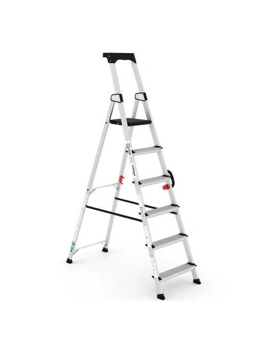 Escalera Profesional Delux de Aluminio 6 Peldaños PERSUM