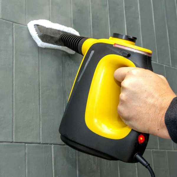 Limpiadora Vapor Portátil 1350 W, 550 ml, con Accesorios POWERPLUS