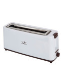 Tostadora Ranura Ancha 900 W, Blanca-Marrón JATA HOGAR