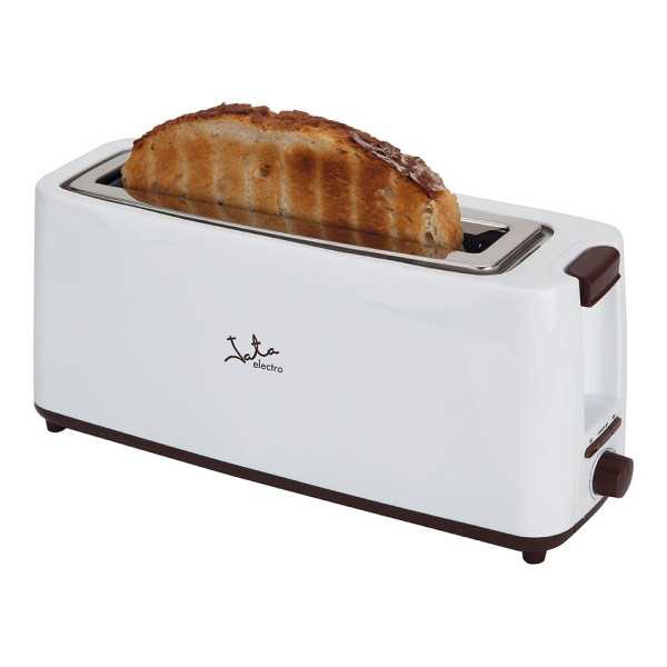 Tostadora Ranura Ancha 900 W, Blanca-Marrón JATA HOGAR