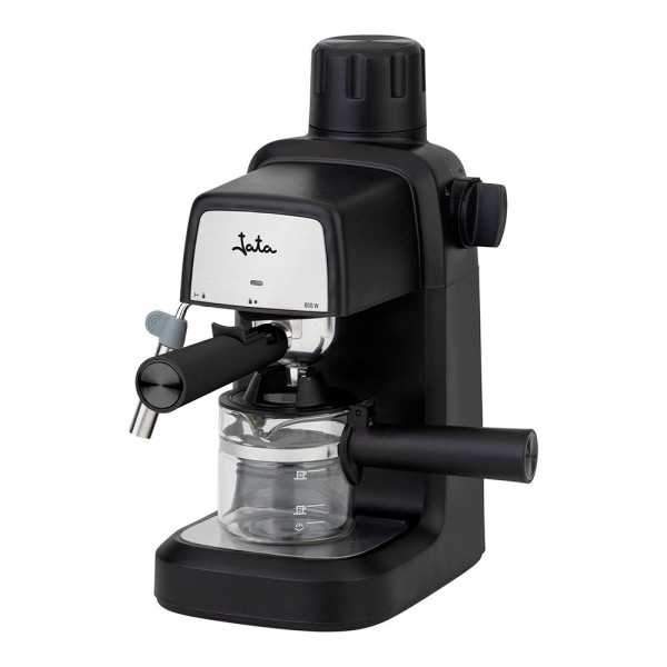 Cafetera de Hidropresión 800 W, 240 ml, Negra JATA HOGAR