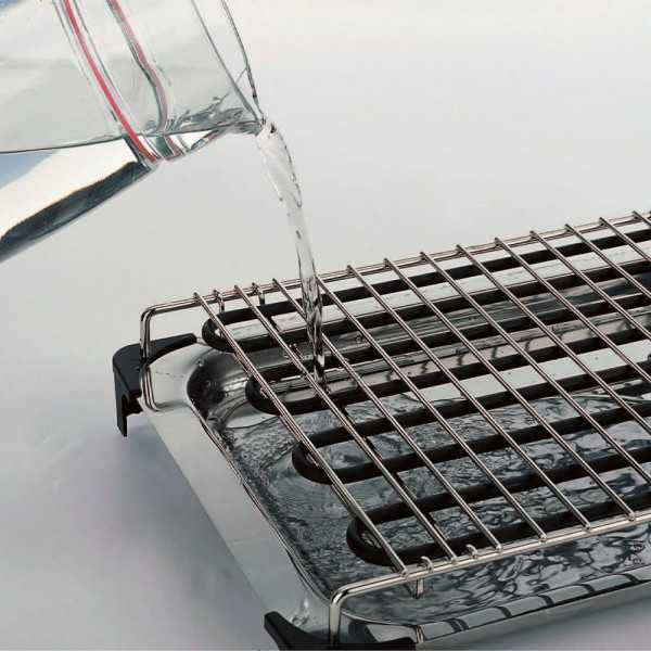 Barbacoa Eléctrica 2400 W Inox, 42 x 26 x 7 cm JATA HOGAR