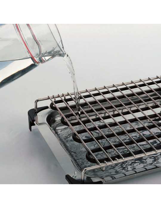 Barbacoa Eléctrica 2400 W Inox, 42 x 26 x 7 cm JATA HOGAR