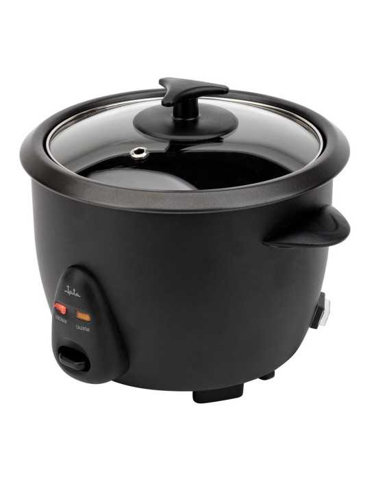 Arrocera Eléctrica 900 W 2,2 L, Negra, Ø29 x 29 cm JATA HOGAR