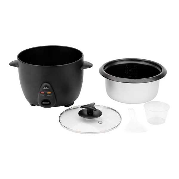 Arrocera Eléctrica 900 W 2,2 L, Negra, Ø29 x 29 cm JATA HOGAR