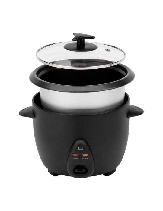 Arrocera Eléctrica 900 W 2,2 L, Negra, Ø29 x 29 cm JATA HOGAR