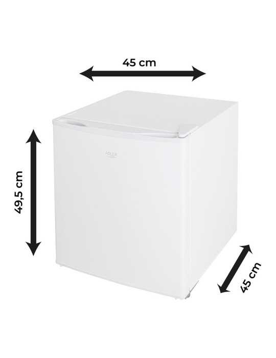 Refrigerador Bajo Encimera 45 l, 450 x 450 x 495 mm, Blanco ADLER