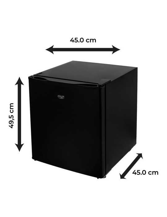 Refrigerador Bajo Encimera 45 l, 450 x 450 x 495 mm, Negro ADLER