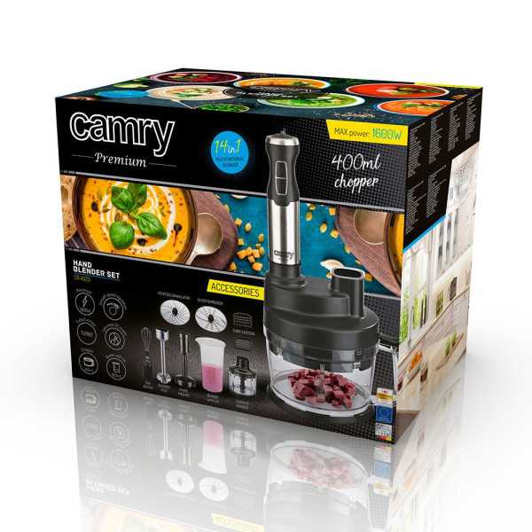 Batidora de Mano CR 4623 1600 W, Negra CAMRY