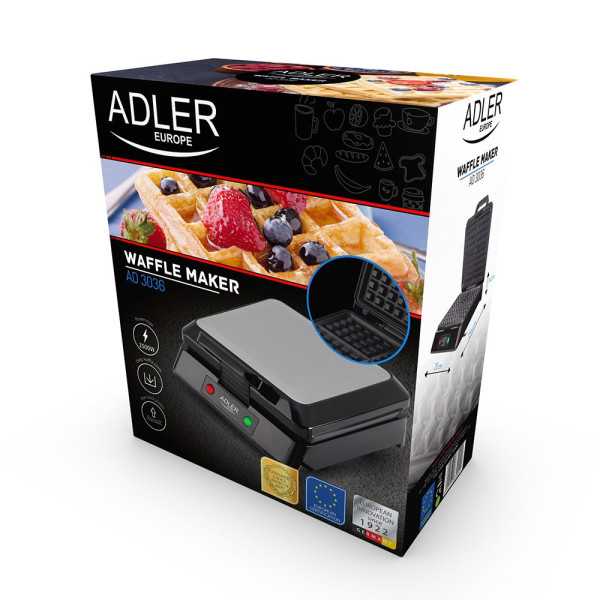 Gofrera Ad 3036, 1500 W ADLER