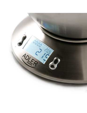Báscula de Cocina con Bol 2 L, Inox, AD3134, Máximo 5 kg ADLER 2
