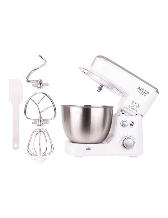 Batidora Amasadora AD4216, Blanca, 1000 W, 4 L ADLER