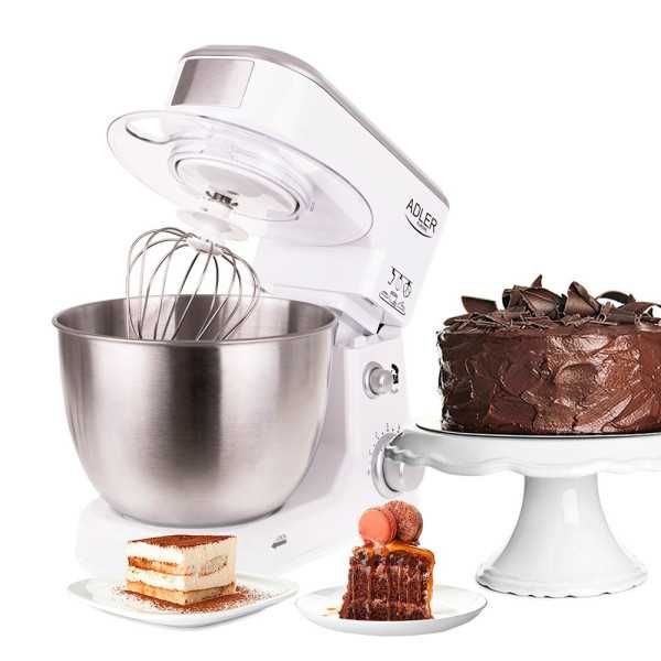 Batidora Amasadora AD4216, Blanca, 1000 W, 4 L ADLER