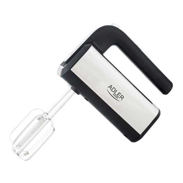 Batidora Amasadora de Mano, AD4225, Inox y Negra, 800 W ADLER