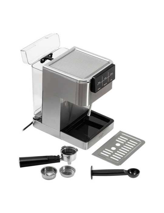 Cafetera Espresso 5 en 1 AD4390, Inox, 1350 W, 20 Bar ADLER