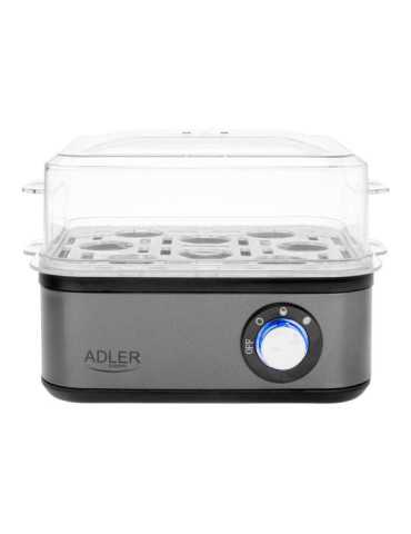 Cocedor de Huevos AD4486, Hasta 8 Huevos, Antracita, 800 W ADLER 2