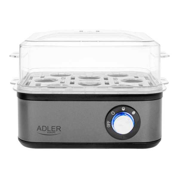 Cocedor de Huevos AD4486, Hasta 8 Huevos, Antracita, 800 W ADLER