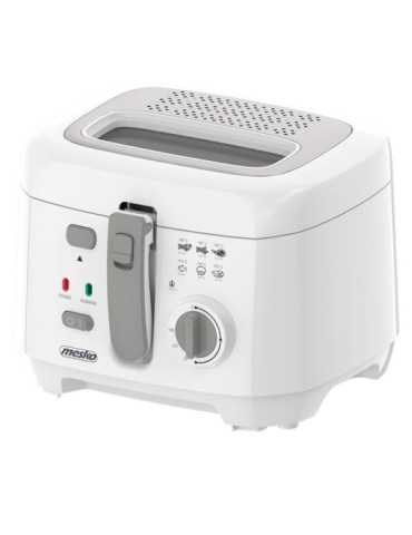 Freidora de Aceite MS4908G, Blanca, 2,5 L 1800 W MESKO