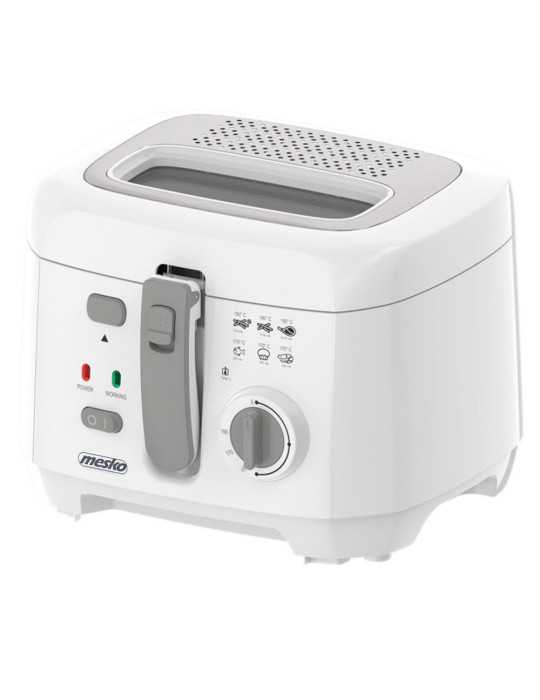 Freidora de Aceite MS4908G, Blanca, 2,5 L 1800 W MESKO