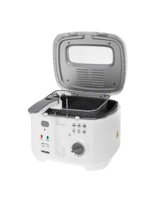 Freidora de Aceite MS4908G, Blanca, 2,5 L 1800 W MESKO