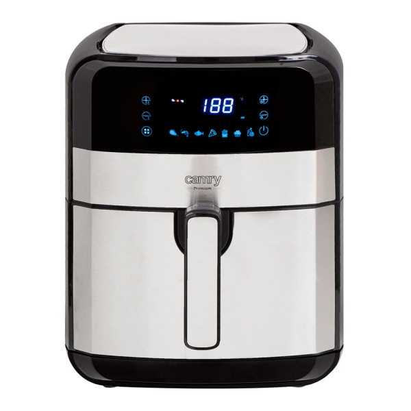 Freidora de Aire CR6311, Inox / Negra, 5 L, 2500 W CAMRY