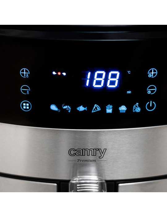 Freidora de Aire CR6311, Inox / Negra, 5 L, 2500 W CAMRY