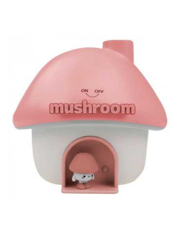 Humidificador con Luz LED RGB y Proyector Recargable Modelo Hongo Rosa MARY´S 2