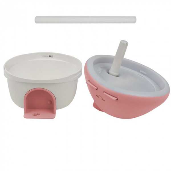 Humidificador con Luz LED RGB y Proyector Recargable Modelo Hongo Rosa MARY´S