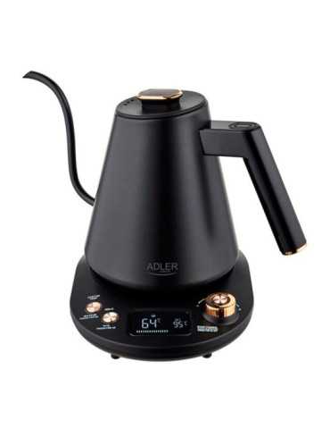 Hervidor de Agua AD1349, Metálico, Negro, 1 L 1100 W ADLER