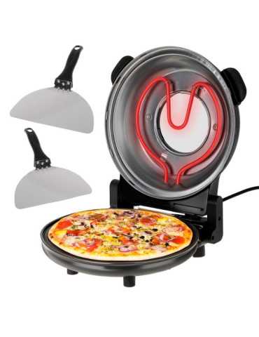 Horno Eléctrico para Pizza AD6314, Negro, 1200 W ADLER