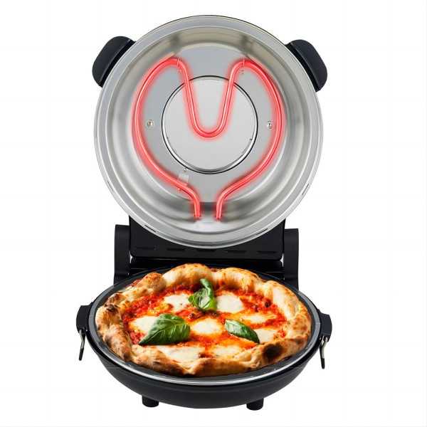 Horno Eléctrico para Pizza AD6314, Negro, 1200 W ADLER