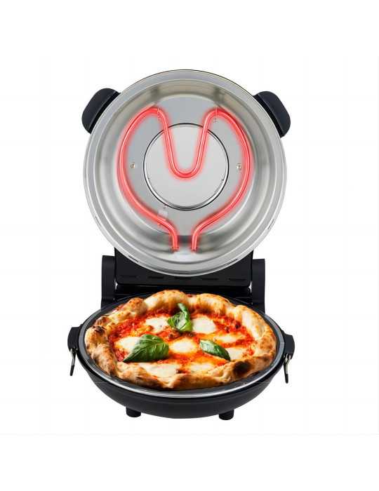 Horno Eléctrico para Pizza AD6314, Negro, 1200 W ADLER