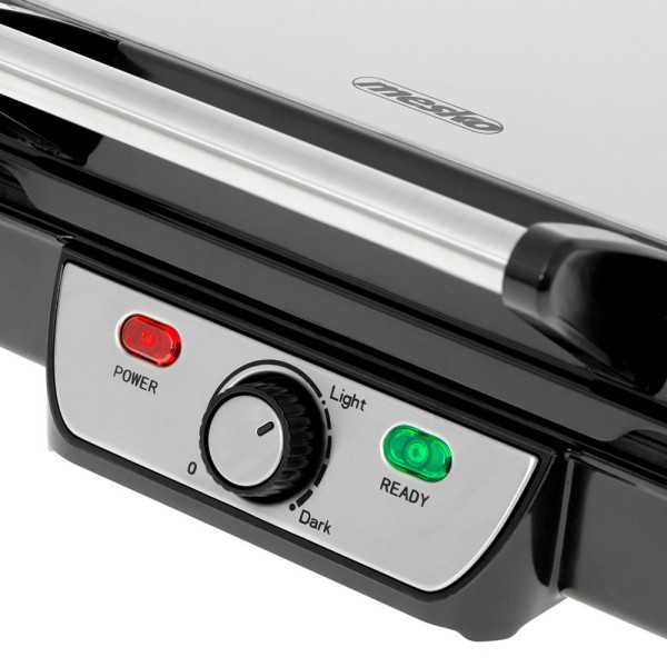 Grill Multifunción MS3050, Inox y Negra, 2500 W MESKO