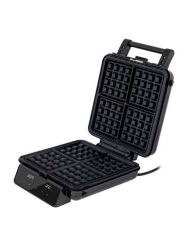 Sandwichera 4en1 AD3096 con Pantalla Táctil, Inox y Negra, 2200 W ADLER 2